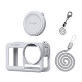 For DJI Osmo Action 5 Pro aMagisn Silicone Protective Case with Lanyard and Lens Cap